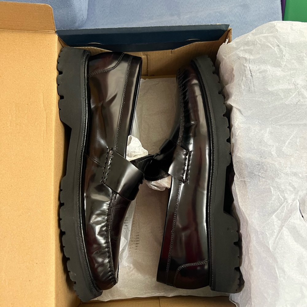 Cole Haan Black Leather Loafers - Picture 2 of 6